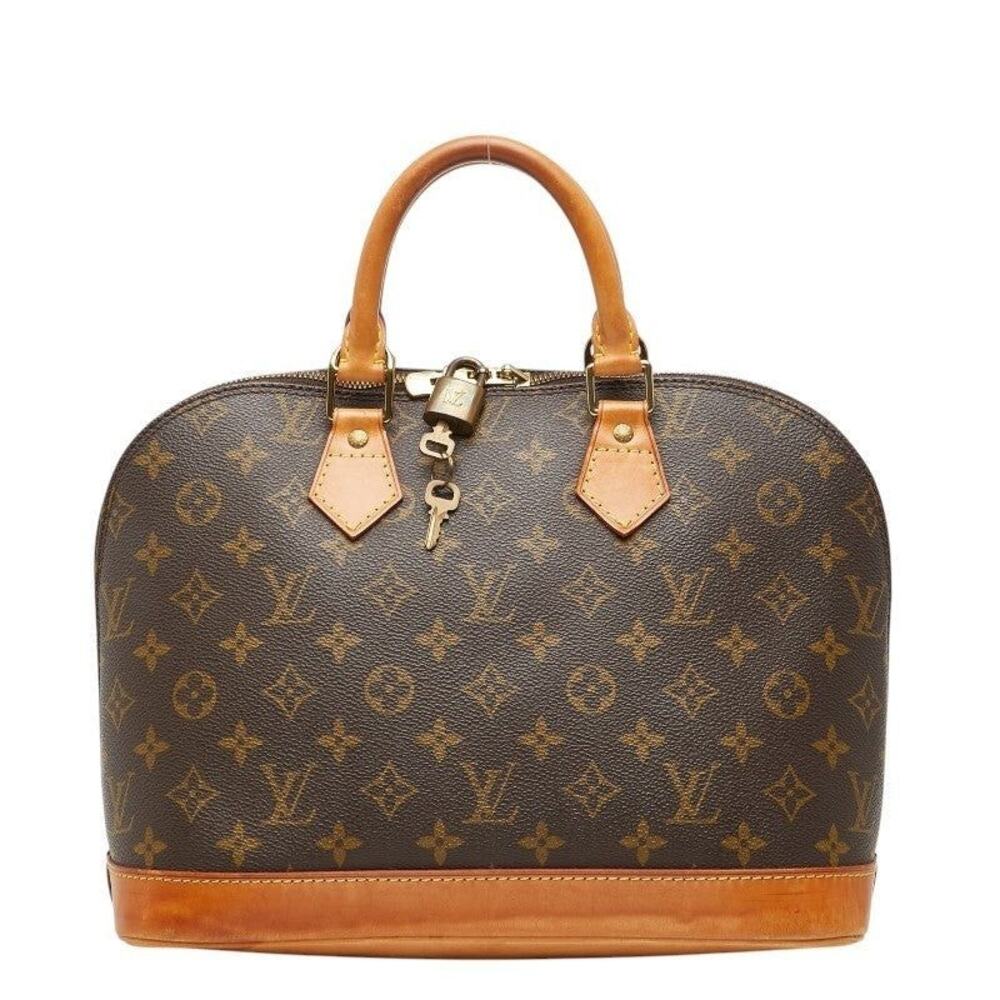 Louis Vuitton Monogram Alma PM Handbag Brown